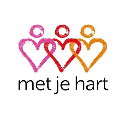 Met je hart Logo